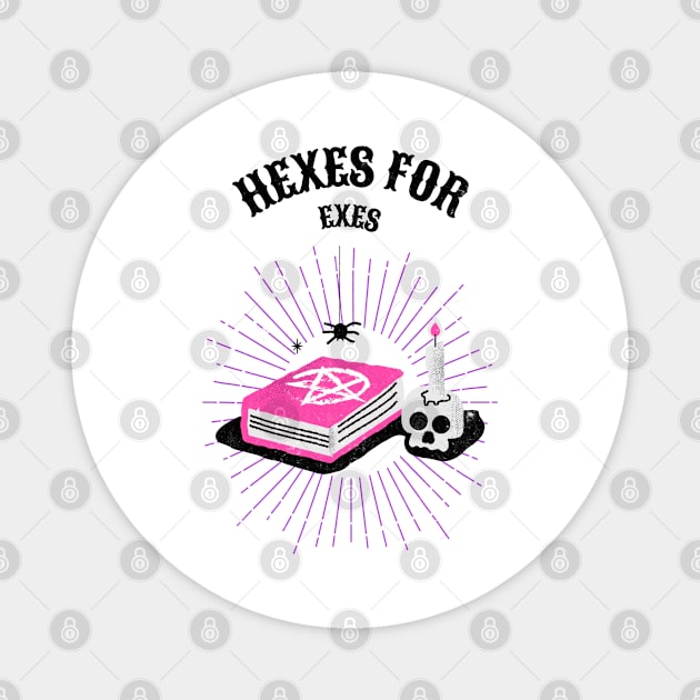 Hexes for Exes Magnet by Houseofwinning